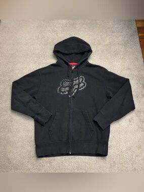 Fox Racing Sasquatch Full Zip Hoodie Logo Vintage 90’s 2000s Y2K